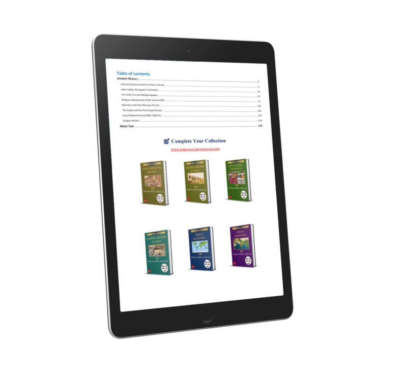 Ancient Indian History – Complete Guide with 1200+ MCQs & Chapter-wise Mock Tests (SSC, UPSC & State Exams)